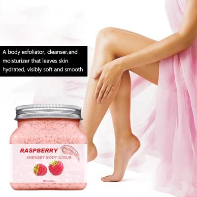 China Skincare Routine Brightening Pink Salt Body Scrub For All Skin Types for sale