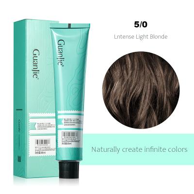 China Intense Medium Blonde 43 Colors Glitter Cream Hair Dye Change Your Hair Color at Home for sale