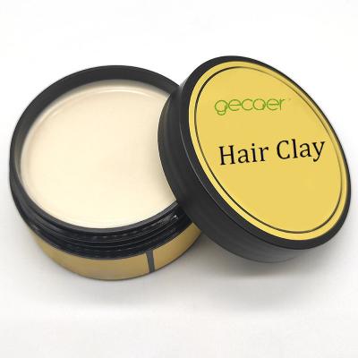 China Strong Hold Natural Look Matte Texture Hair Paste Hair Mud for Men Stock 100g Volume for sale