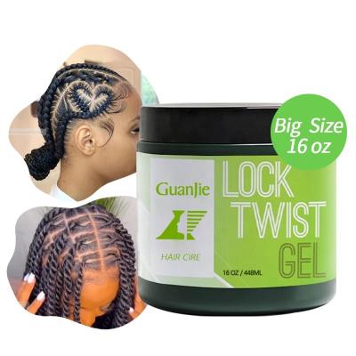 China Geen schilfering Extra sterk vasthoudingsbeheer Frizz Edge Control Lock Twist Gel Organische gladmakers Anti Frizz Braid Gel Voor Braids Te koop