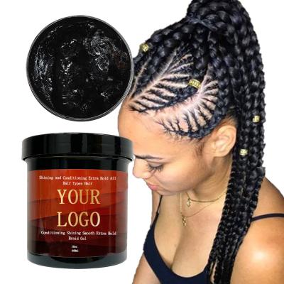 China Watermelon Smell Braiding Gel Extra Hold Rice Water Rosemary Mint Braid Gel Extra Strong Hold Hair Gel For Lady Hair for sale