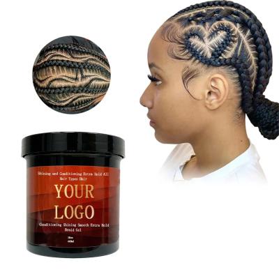 Chine Les tresses se tordent Le gel extrême s'accumule Le contrôle de la brillance du bord Hairs Wax Gel Locs Performance professionnelle Gel de baignade à vendre