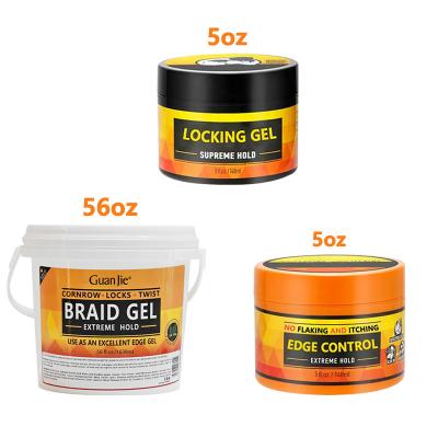 China Elegança Trenza limpa Conditioning Gel de cabelo brilhante Brilhante n Jam Trenza Pomada Gel de cabelo gomoso Gel de gelo Extensão de cabelo Adesivo Gel cera à venda