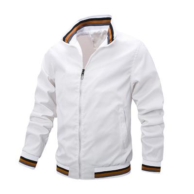 China Spring&Autumn Light Weight Plain White Baseball Varsity QUICK DRY Jackets Wholesale Custom Logo for sale