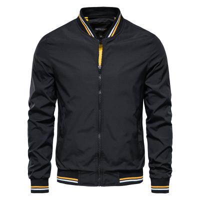 China Custom Wholesale Custom Men's Logo Spring and Autumn Light Weight Jogging Tennis Golf Sports College Outdoor Casual Jacket for sale