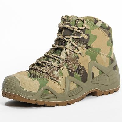 China Outdoor Sports Shoes Ankle Rising Low Ankle Men Shoes Desert Boots Increasing Combat Tactical Boots for sale