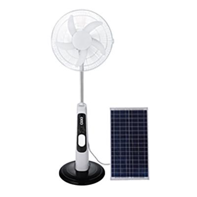 China DC Motor 30% Off 16 Battery, Rechargeable Inch Backup Fan, 12v DC Solar Fan With Solar Panel for sale