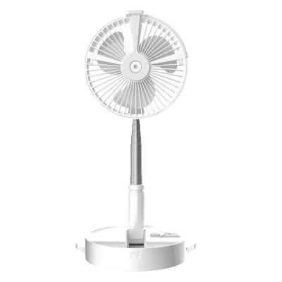 China Promotional Led Light/Humidifier Air Cooling Fan Mist Fan Water Sprayer, Night Light Rechargeable Water Spray Fan for sale