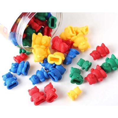 China 72PCS Nox-Toxic Bears Educational Counting Toys Bear Weight 3/6/9g for sale