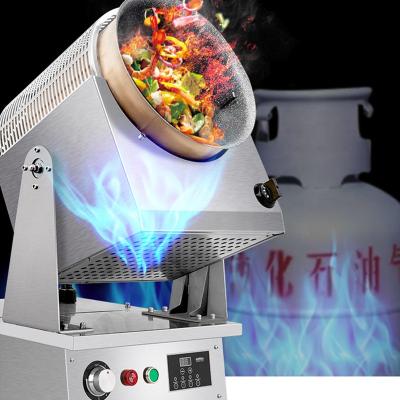 China Gas or Electric Heating Type Intelligent Stir-Fried Cooker Robot Table Top Vegetable Processing Plant Cooking Pot with Timer for sale