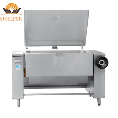 Κίνα Vegetable Processing Factory Hot Selling Commercial Kitchen Tilting Kid Pan Stainless Steel Gas Tilting Braising Pan 150liter προς πώληση