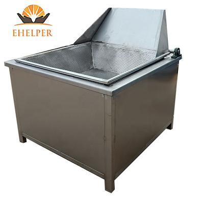 China Hotels Automatic Plantain Chips Frying Machine Batch Fryer Peanut Frying Machine for sale