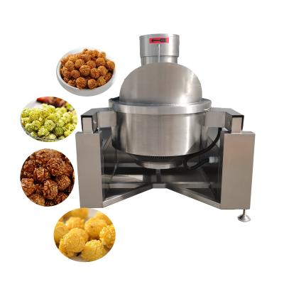 China Automatic Vegetable Processing Plant Factory Price Caramel Popcorn Producer American Kind Machine en venta