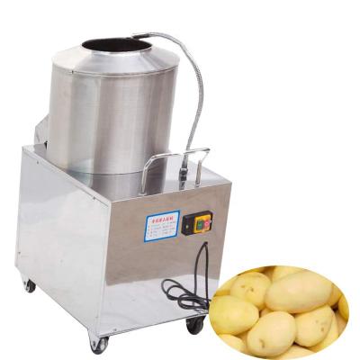 Cina Industrial Commercial Electric Vegetable Processing Plant Apple Skin Removing Peeler Hollow Puncher Slicer Machine in vendita