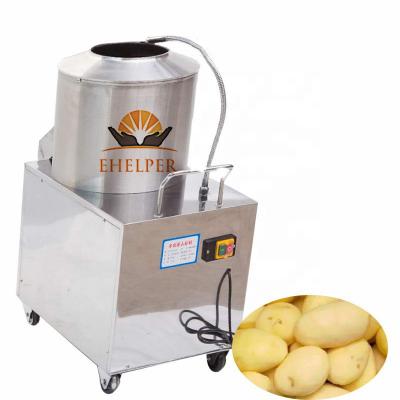 Cina Vegetable processing plant automatic garlic peeler dry type machine new/breaking equipment/small garlic splitter peeling line in vendita