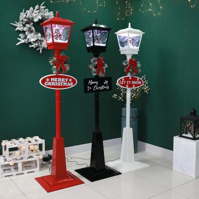 China Snowfall Lighting Floor Street Large Musical Indoor White Christmas Rainproof Music Snowfall Holidays / Outdoor Ornaments Lighting With Remote Control for sale