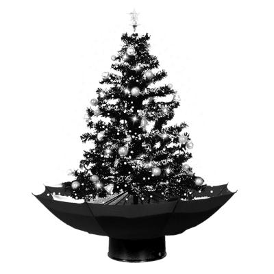 China snowfall & musical & Lighting 5.5' Led Feet Lighted Musical Snowfall Christmas Tree With Umbrella Base And 25 Songs for sale