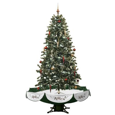 China snowfall & musical & Lighting green Christmas tree with LED lighting and snowing, best decor for Home Office Mall for sale