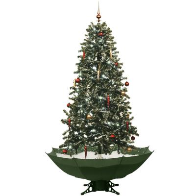 China Snowfall Lighting Newest Musical Indoor Personalized Christmas Decorative Snowfall Artificial Christmas Tree With 210cm In Height for sale