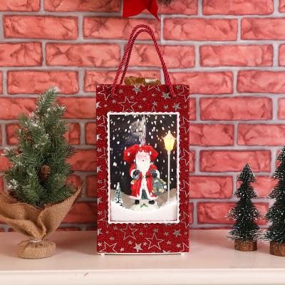 China Snowfall Lighting Christmas Lamp Christmas Lamp Snowfall Lantern Escalada Christmas Decoration Gift Box Santa Claus Magical Christmas Gifts Best-Selling Musical for sale