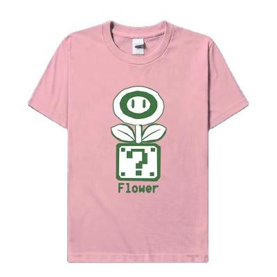 China China Manufacturer Custom Clothing Cotton Men QUICK DRY T-Shirt Super Mario Classic Game Popular Streetwear With Custom Logo T-shirt for sale