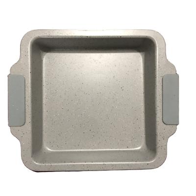 China Sustainable Large Silicon Square Shape Mold Square Mold Carbon Steel Kitchen Bakeware for sale