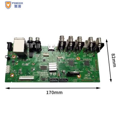 China PCBA For 4 8 16 Channel DVR Camera System H.265 8CH Digital CCTV Video Recorder HK-8CH 1080N for sale