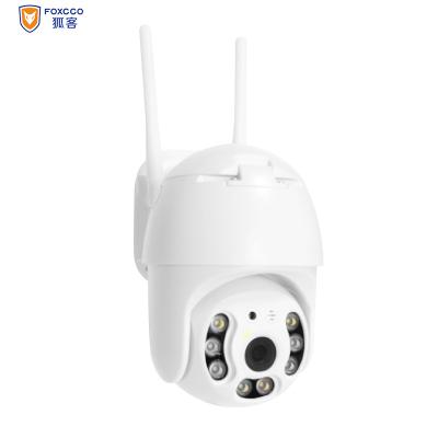 China Human Motion Tracking FOXCCO 3MP Starlight Motion Tracking Two Way Audio WiFi ICSEE CCTV Security PTZ Outdoor IP Camera for sale