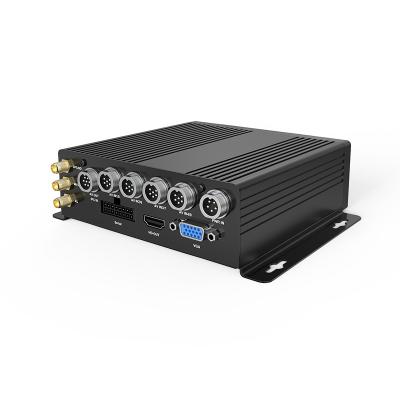 China ahd dvr gps wifi 3g 4g hdd car dvr ahd IPC mobile dvr 4 channel H.265 W185*L160*H100 mm for sale