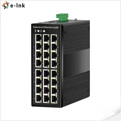 China Telecom 16 Ports Industrial 10/100/1000M 802.3at PoE Gigabit PoE Managed Switch With 8 Gigabit Ethernet Ports for sale