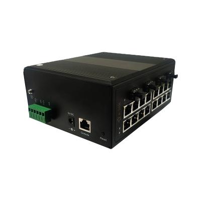 China Managed Industrial 10/100/1000BASE-T 16 Port + 4 Port 100/1000BASE-X SFP Ethernet Switch LNK-GYM7416G-SFP for sale