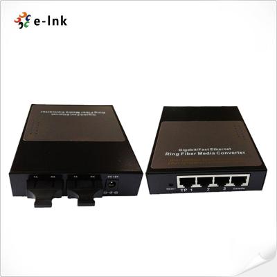 China 100M Ring-Type Ethernet Fiber Media Converter LNK-R2300 for sale