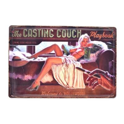 China Europe Cat Coffee Pinup Skychief Surfing 3d Embossed Retro Beer Poster Wall Decor Bar Car Metal Tin Signs for sale