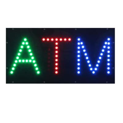 China Buildings Led Atmosphere Signs Decor For Bank Business Mart Shop Store Bar Cafe Now Sign Display Open On/Off Switch + Chain for sale