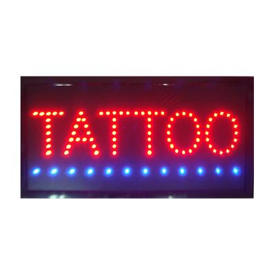 China Hot Selling Buildings LED Tattoo Sign For Restaurant Open Neon Signs for sale