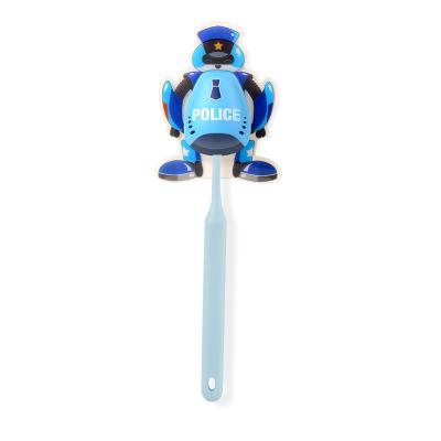 China Viable Colorful Toothbrush Holder For Kids Cartoon Design Bathroom Auto Switch Toothbrush Holder With EVA Sticker for sale