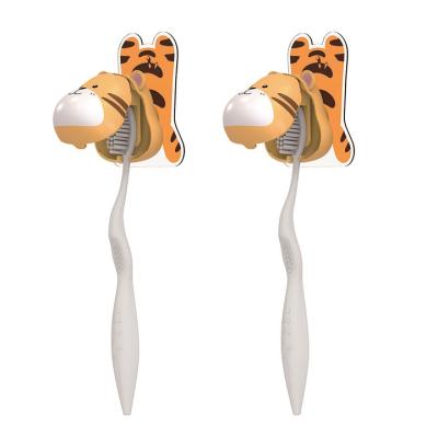 China Sustainable Tiger Shape Toothbrush Holder Bathroom Toothbrush Organizer for sale