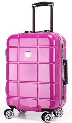 China ABS/PC Aluminum frame luggage / spinner luggage / hard side luggage /light weight suitcase for sale