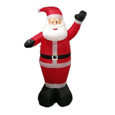 China PVC Coated Nylon Wholesale Inflatable Decoration Santa Claus Inflatable Festival Stage Background Decor From China for sale