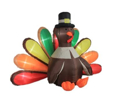 China PVC Coated Nylon Easter Pattern Christmas Inflatable Model High Level Custom Inflatable Decor Turkey for sale