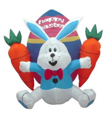 China PVC Coated Nylon Stable Quality Inflatable Model For Party Holiday Decoration Easter Bunny Egg Radish Inflatable Model 1.8m Ghost Pyramid NC; GUA for sale