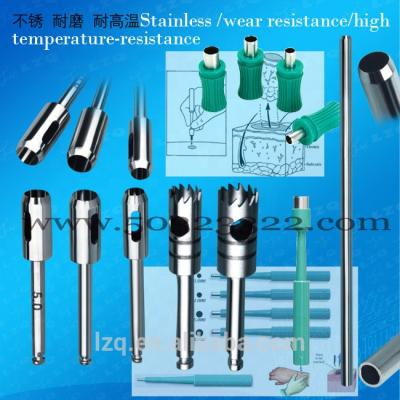 China Medical stainless steel block bone trephine drill, gingival drills, dental tissue punch for sale