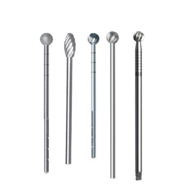 China Metal Carbide Desktop Rotary Burrs Teeth Medical Dental Polishing Tapered Abrasive Around Desktop Round Drill Bit Around Marking Spherical Desktop for sale