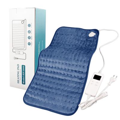 China Colorful Auto Cut Extra Large Heat Pad Electronic Heating Pad For Back Pain Relief 400*760mm for sale