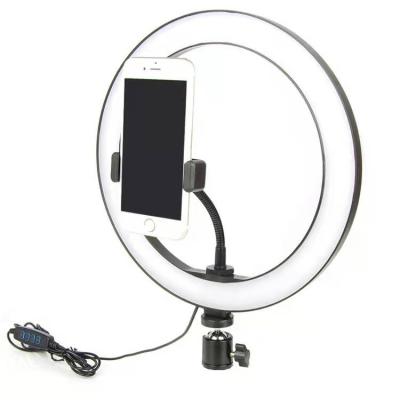 China Mini Customized Usb Rechargeable Video Conference Remote Mobile Selfie Ring Light Tripod Stand For Office for sale