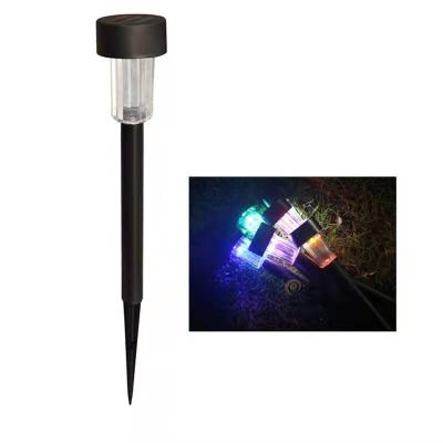 China Hot Sale Garden Home Outdoor Colorful Solar Powered Spot Security Lights Waterproof Solar Led Ground Light for sale