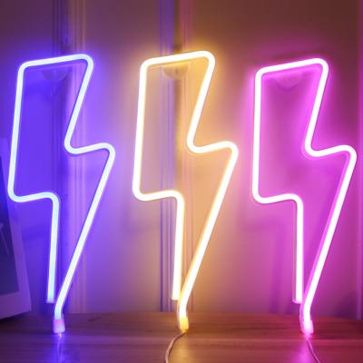 China Lightning Residential Interior Designs LED Bedroom Neon Lights For INS Cafe Bedside Hanging Decoration for sale