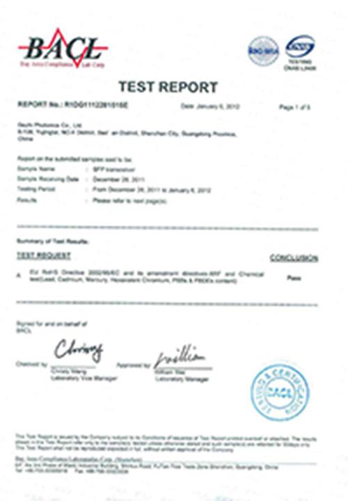 RoHS - Shenzhen Gezhi Photonics Co., Ltd.