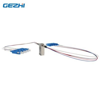 China Configurable OADM Dual 2x2 Bypass Mechanical Optical switches D2x2B Fiber Optical Switch Latching Non-latching with LC/UPC or SC/UPC connector for sale