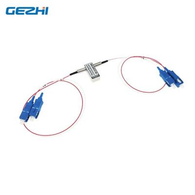 China Configurable OADM 2x2 Mechanical Bypass Optical Switches SM or MM 1310/1550nm 850nm 5V latching or Non-latching type LC/UPC connector for sale